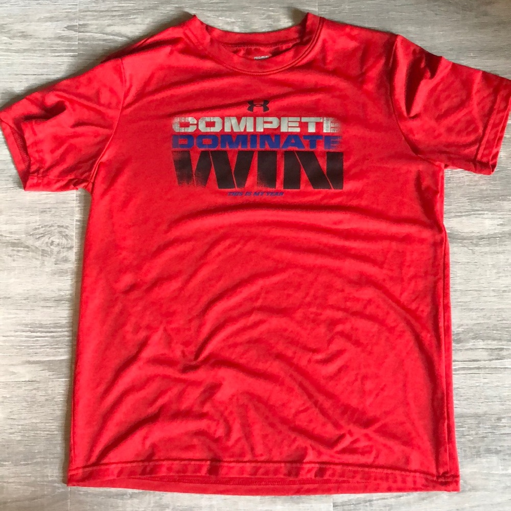 Kids size large under armor T-shirt
